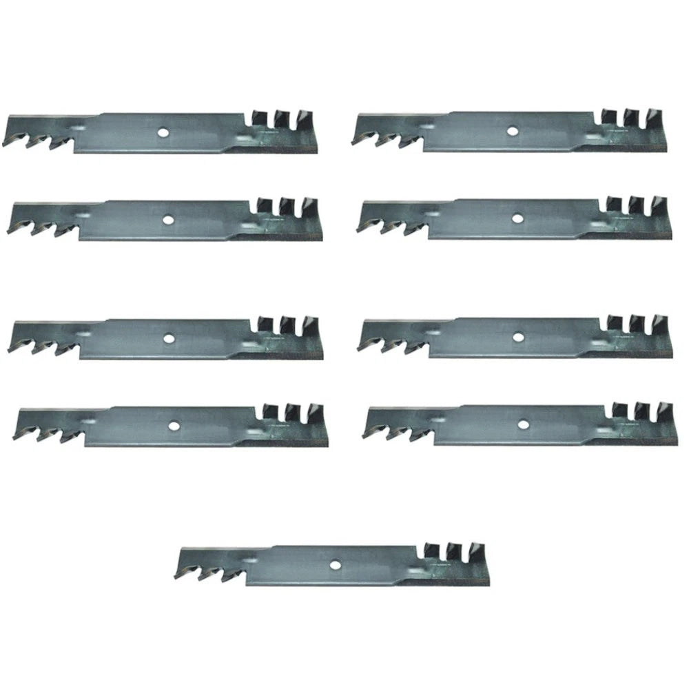 9X Heavy Duty Toothed Mulching Blade for Hustler (Replaces 601014)