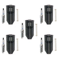 Set of 5 NGK Laser Iridium Spark Plugs & Denso Coil Boots for Canyon Colorado