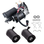 2X Rear Air Suspension Bags & Compressor for Lincoln Town Car (1990–2011)