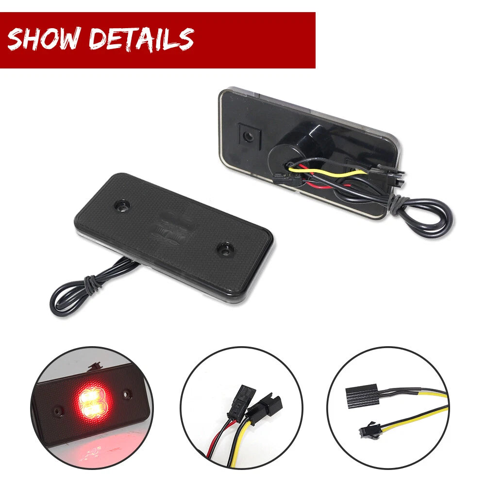 Smoked Red LED Rear Side Marker Lights for Benz G-Class (2002–2014)