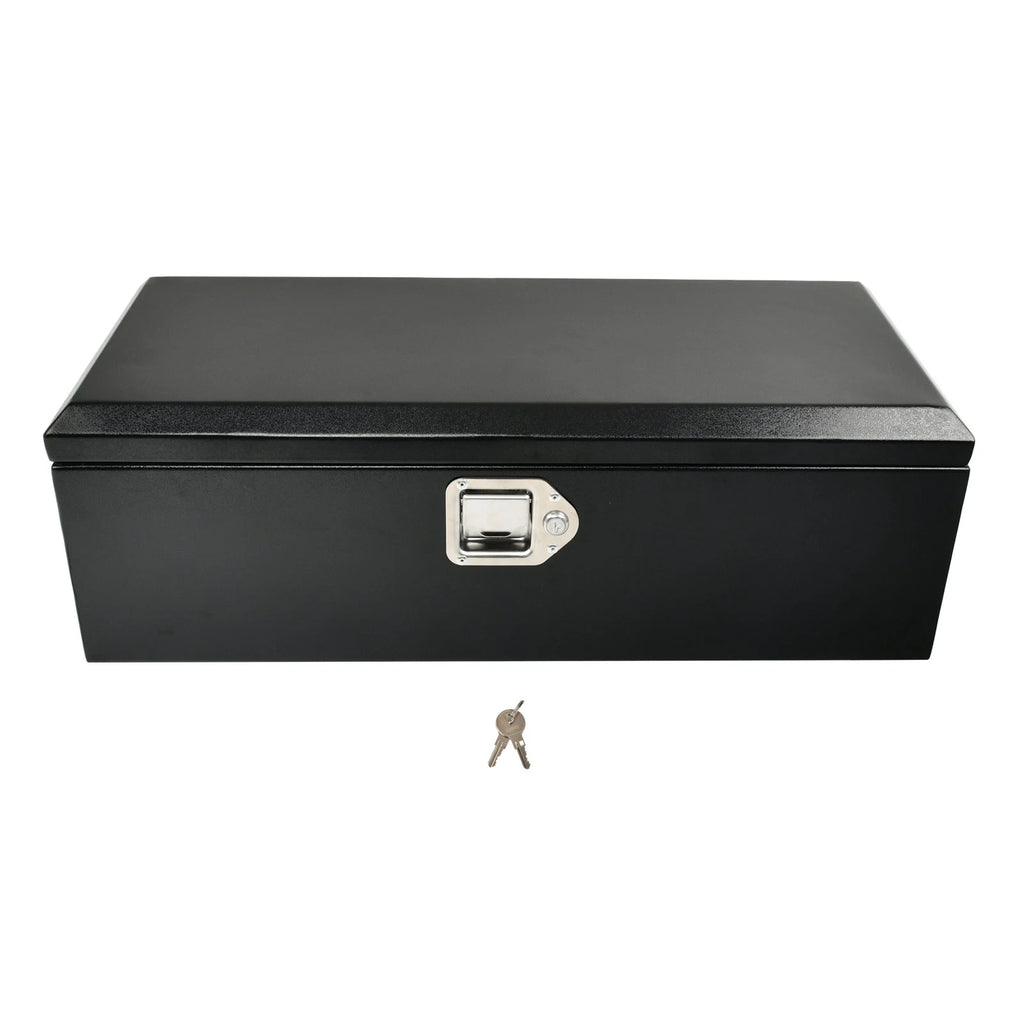 30" x 13" x 10" Black Steel Tool Box for Pickup Truck (Fits )