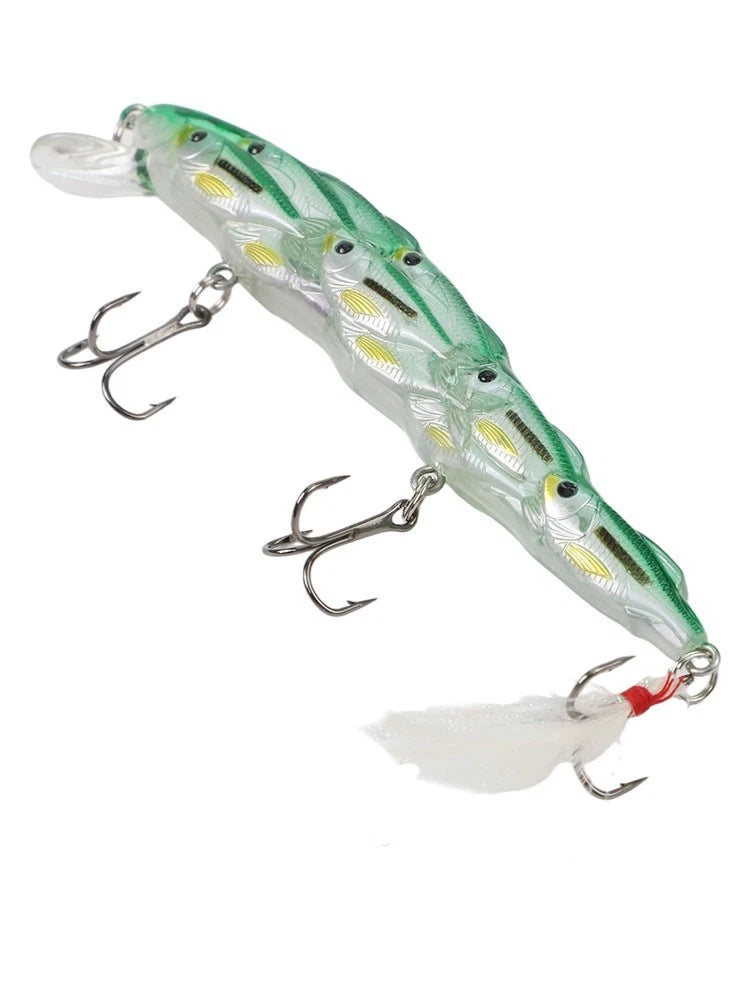 Crankbait Fishing Lures Set of 4 - Increased Noise Attraction