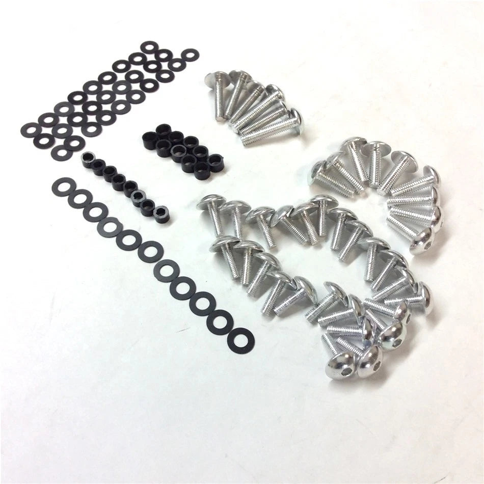 Aluminum Fairing Bolt Kit for Yamaha YZF R6 (2003–2007), YZF R6S (2006–2010)