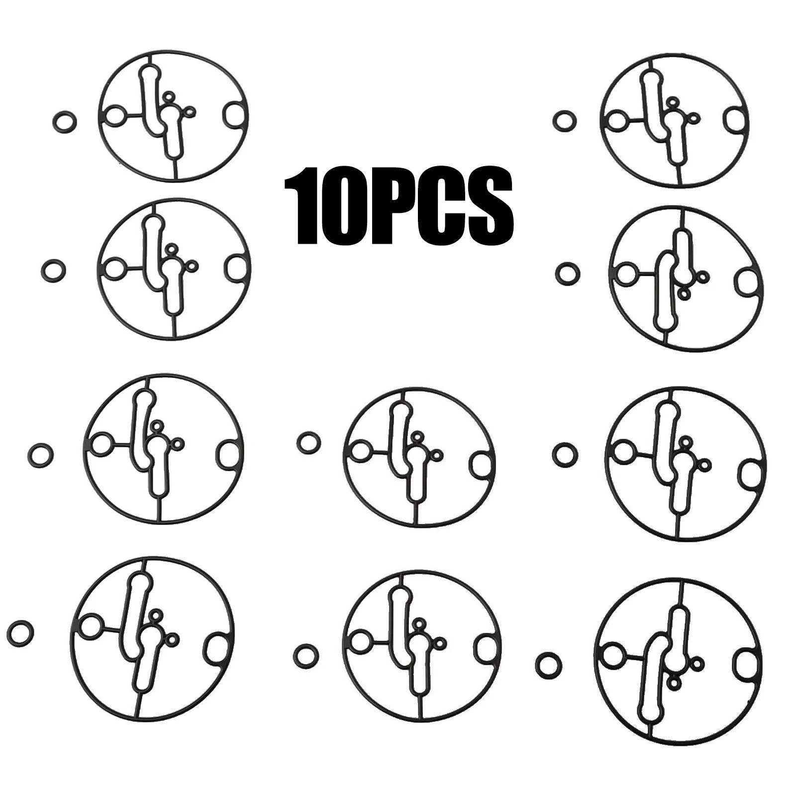 Carburetor Gasket Set Pack of 10 for Various Engine Models