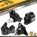 Set of 4 Engine Motor & Transmission Mounts for Kia Forte (2010–2013)