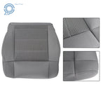 Set of 2 Gray Front Left Driver Seat Covers for Jeep Wrangler (2007-2012)