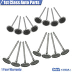 16PCS Intake Exhaust Valves for Subaru Impreza WRX Turbo (2002–2005)