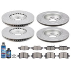 Brake Pads and Rotors Set for Chevrolet Malibu HHR (2008–2010) Drilled