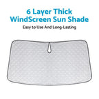 6 Layer Thick WindScreen SunShade for JAECOO J7 (2021–2025) UV Protection