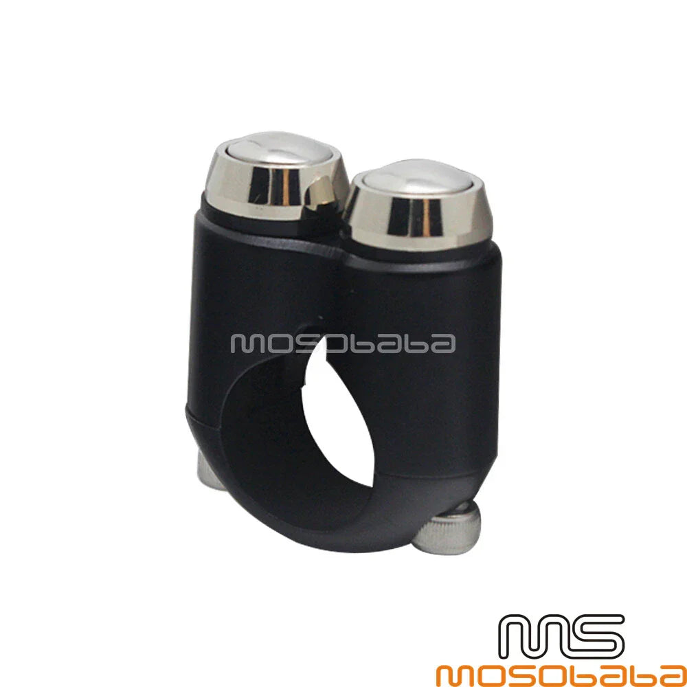 Aluminum  Button Light Switch for Cafe Racer 1" Bars