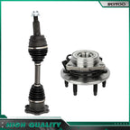 Front CV Axle Shaft + Wheel Hub Bearing for Chevrolet Tahoe (2000–2006) 4WD