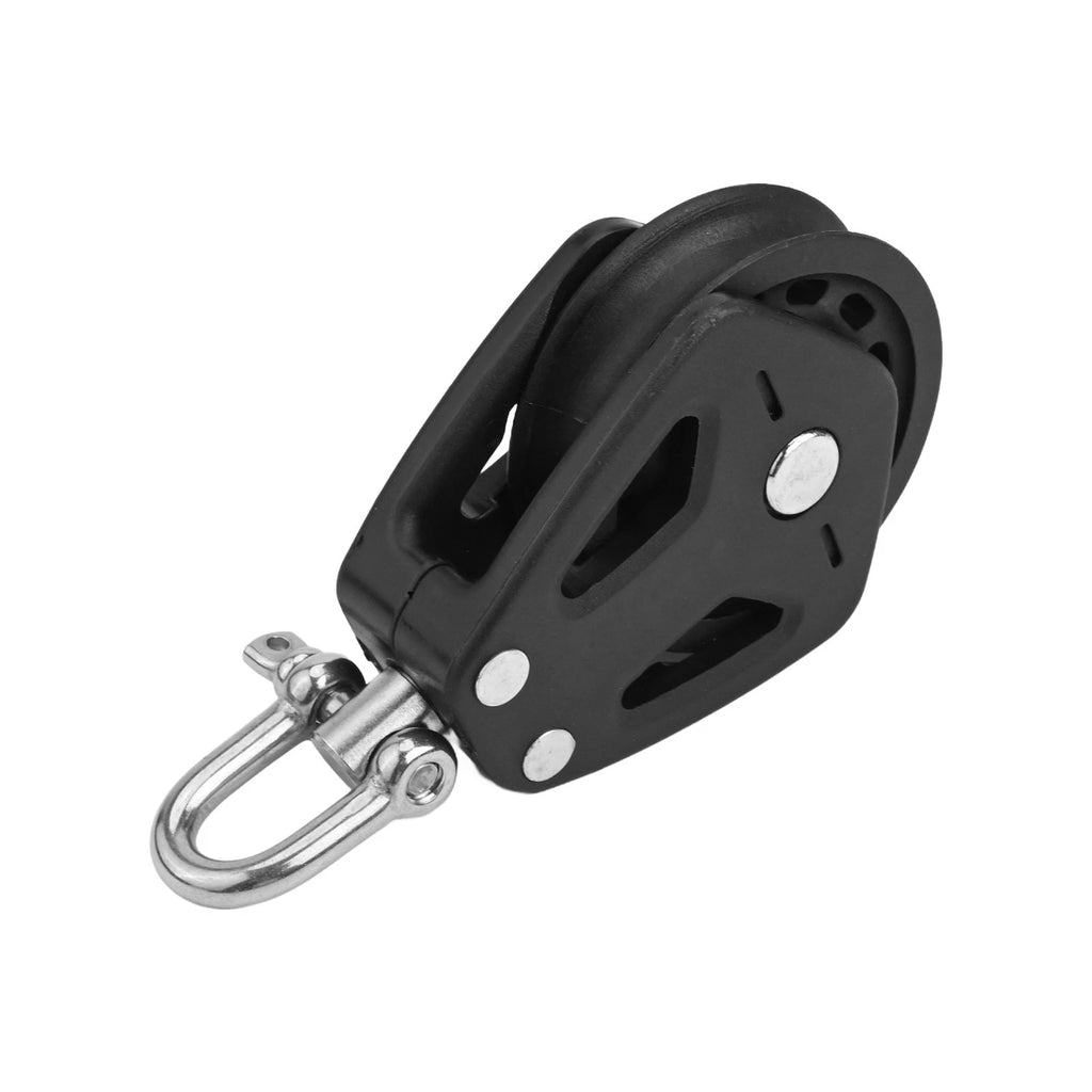 Nylon Heavy Pulley Block 460kg Capacity for Sailboat and Industrial Use