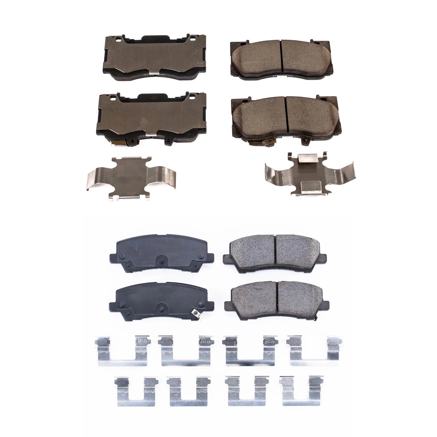 PowerStop Z17 Low-Dust Ceramic Disc Brake Pads Kit for Ford Mustang (2015–2023)