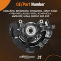 Front Right Steering Knuckle Wheel Hub Bearing for Lexus ES350 (2007–2012) 686-260