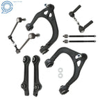 Set of 10 Front Upper Lower Control Arms Tie Rod Kit for Chrysler 300 (2011-2019)
