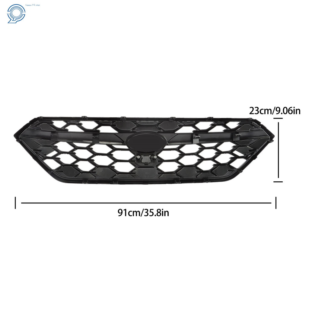Front Bumper Upper Grille for Subaru WRX (2022-2024) Dark Gray Plastic