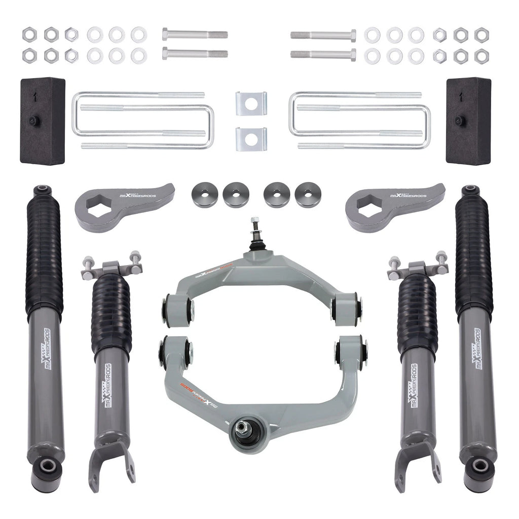 3.5" Suspension Lift Kit w/Shocks for Chevy GMC 2500HD/3500HD (2011–2019)