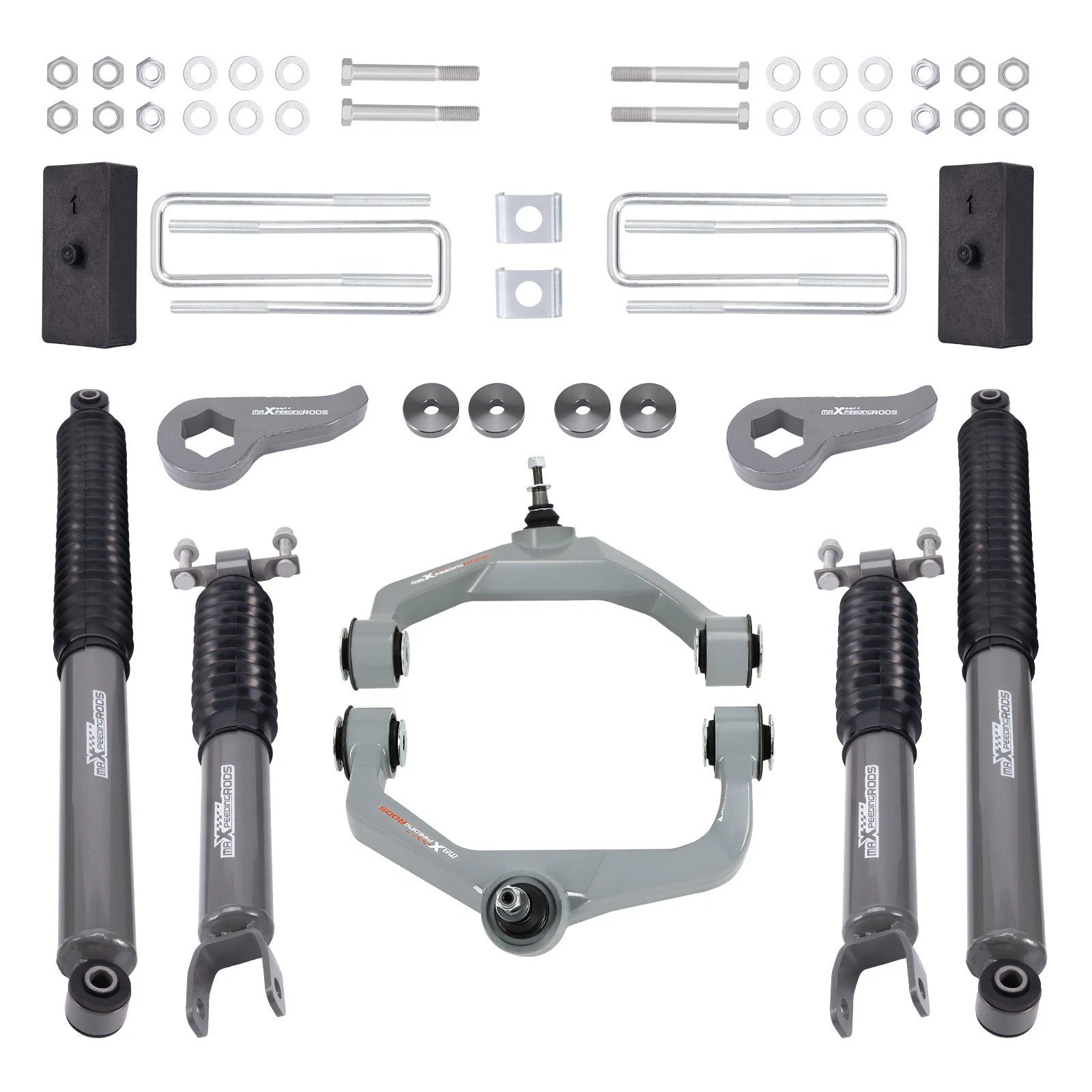 3.5" Suspension Lift Kit w/Shocks for Chevy GMC 2500HD/3500HD (2011–2019)