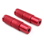 Foot Pegs for Universal Motorcycle Bike Rear Set Pedals Racing Red