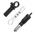 3PCS Riveting Adapter Kit for Power Drill with Various Threaded Heads