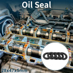 Set of 5 Oil Seal Rotary Shaft Seal NBR Rubber 28x47x5mm