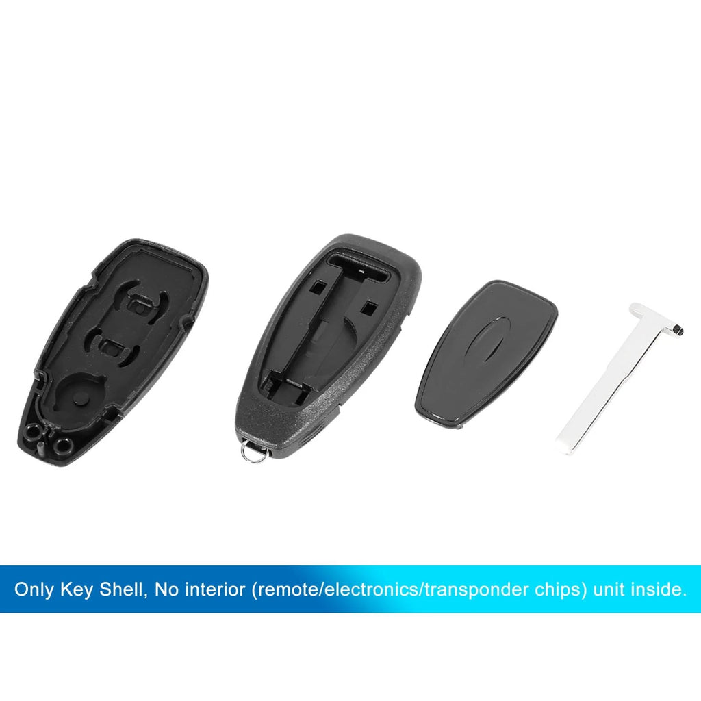 Key Shell Case for Ford Focus Fiesta Kuga Mondeo (3 Button)