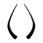 2X Black Front Bumper Lip Splitter Spoiler for Mercedes Benz CLA C118 (2020–2023)