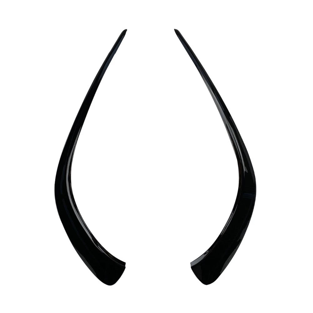 2X Black Front Bumper Lip Splitter Spoiler for Mercedes Benz CLA C118 (2020–2023)