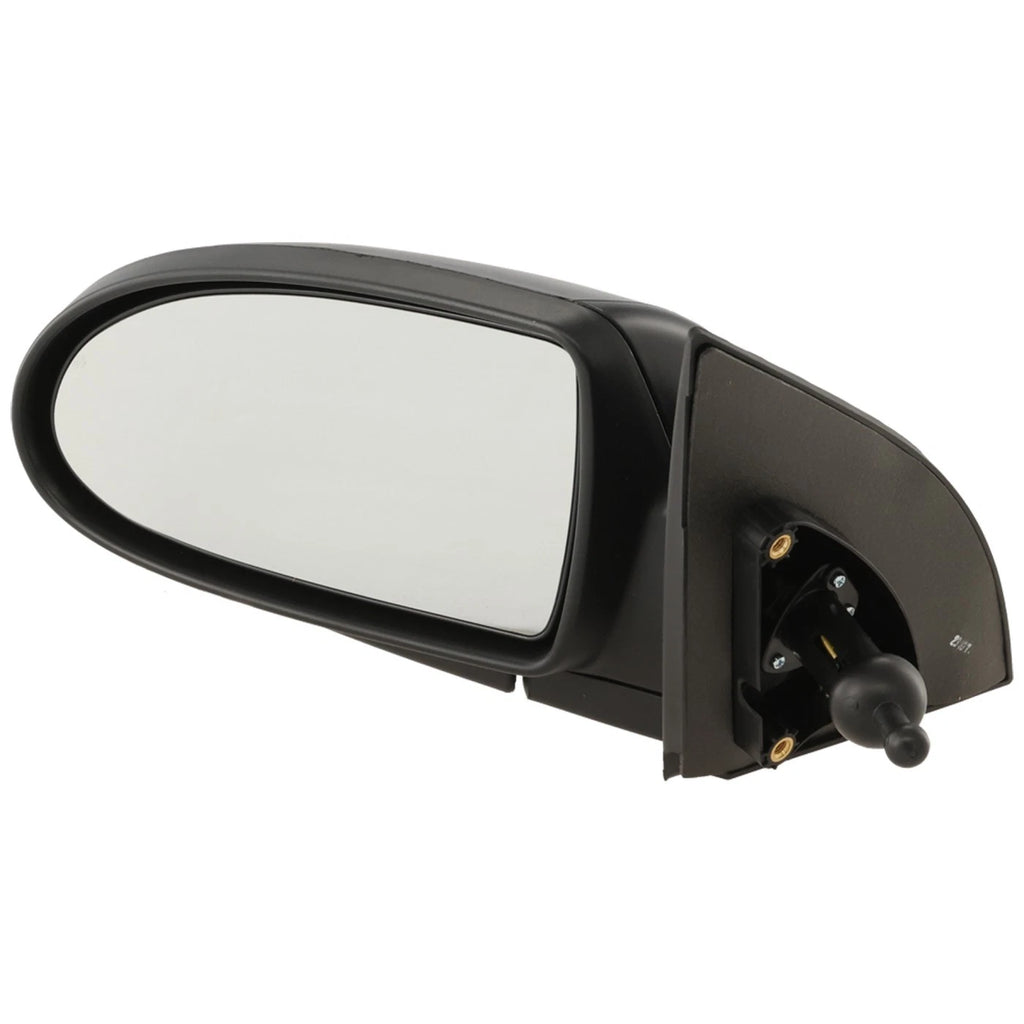 Set of 2 Textured Black Side Mirrors for Hyundai Accent (2007)
