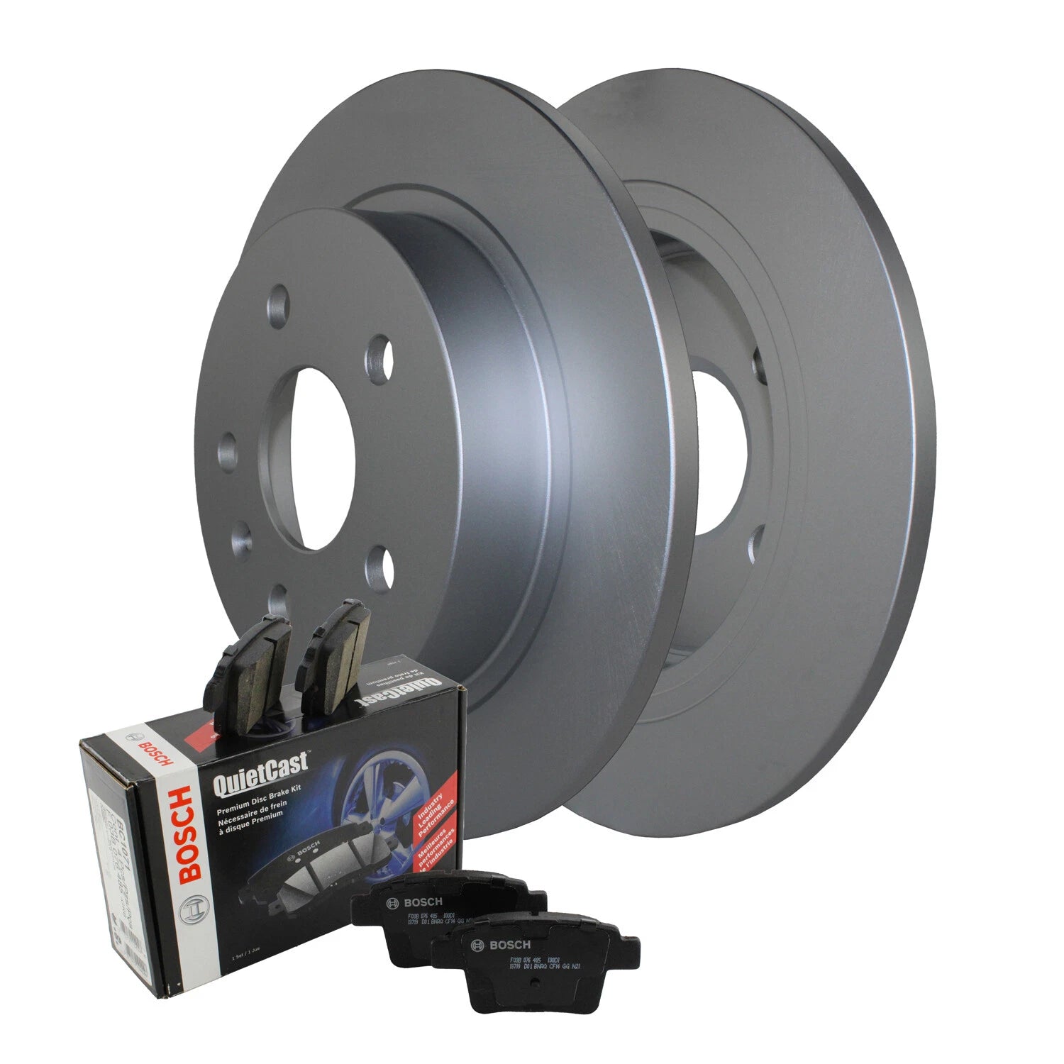 Rear Brake Kit Set of 4 for Regal Malibu (2014–2020) - 292mm Solid Rotors, Bosch Ceramic Pads