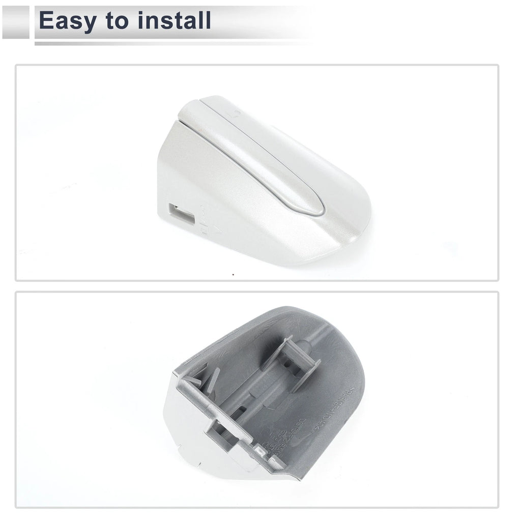 Front Left Door Handle Protector for Ford Mondeo Edge Taurus (2013–2020) White