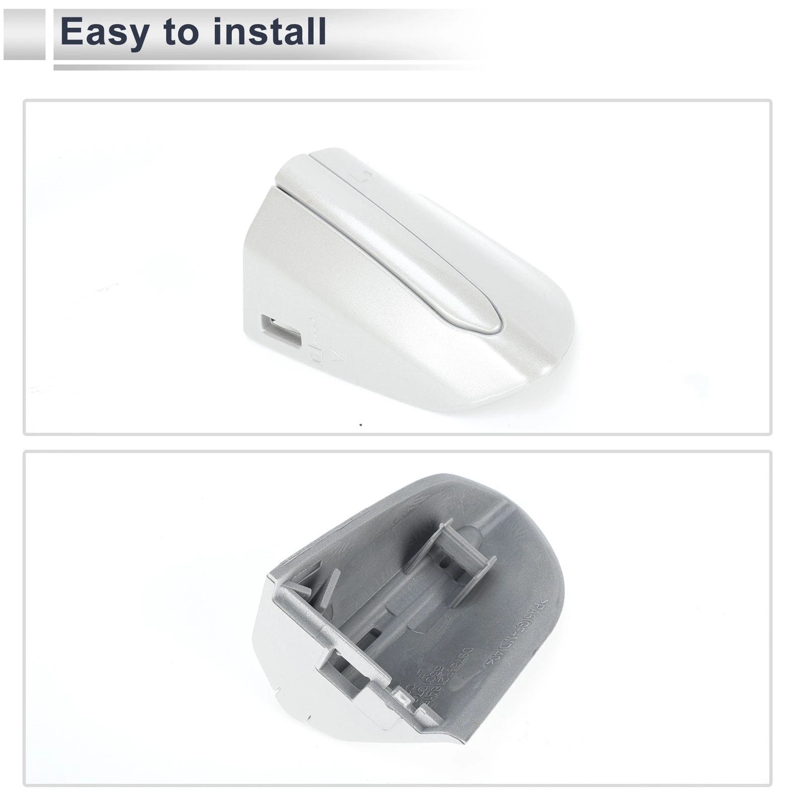 Front Left Door Handle Protector for Ford Mondeo Edge Taurus (2013–2020) White