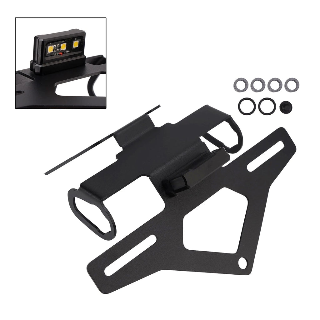 License Plate Holder Frame for Kawasaki Z900 (2025) - Black