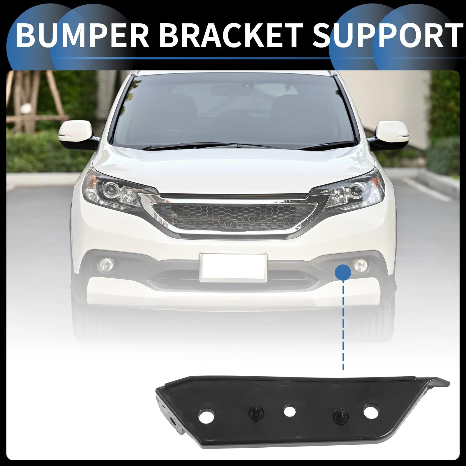 1pc Left Front Bumper Retainer Bracket No.HS7Z17C947AB for Ford Fusion (2017–2020)