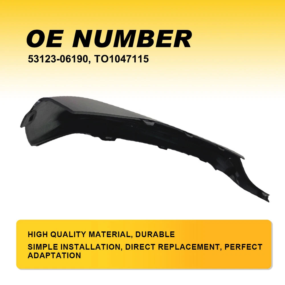 Front Right Bumper Lower Grille Trim for Toyota Camry XSE (2021–2023)