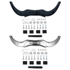 Chrome/Black Windshield Trim for Harley Touring CVO Road Glide (2004–2013)
