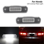 White LED License Plate Light for Honda Civic 2 Door Coupe (1992–2000) 34100S04A01