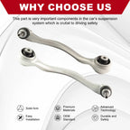 Pair of Control Arms for BMW 528i 535i 640i (2011–2016)