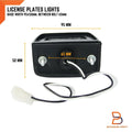 Rear Bumper License Plate Light for Nissan Navara D21 (1985-1997)