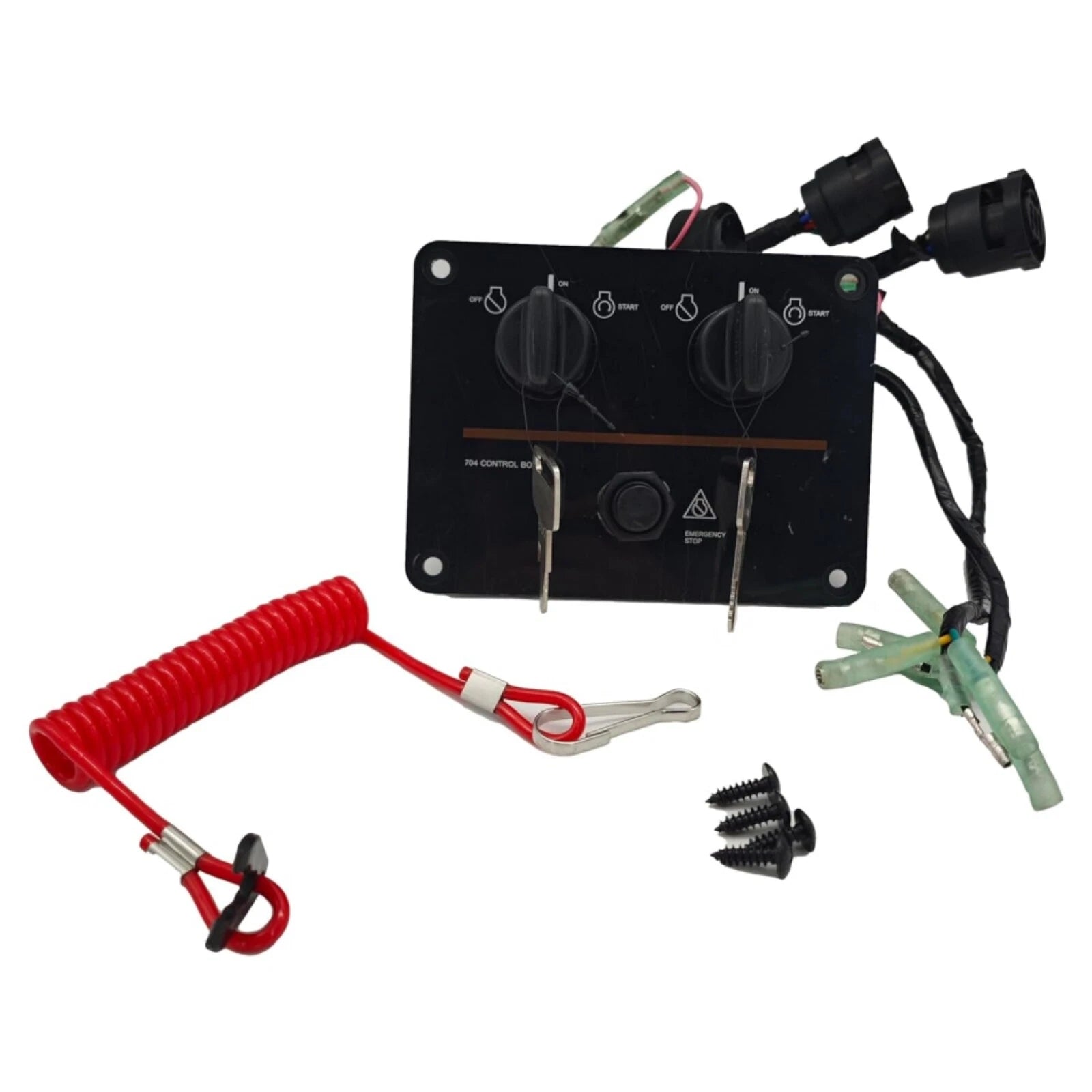 Dual Key Switch for Yamaha Outboards (6K1-82570-13-00, 6K1-82570-08-00)