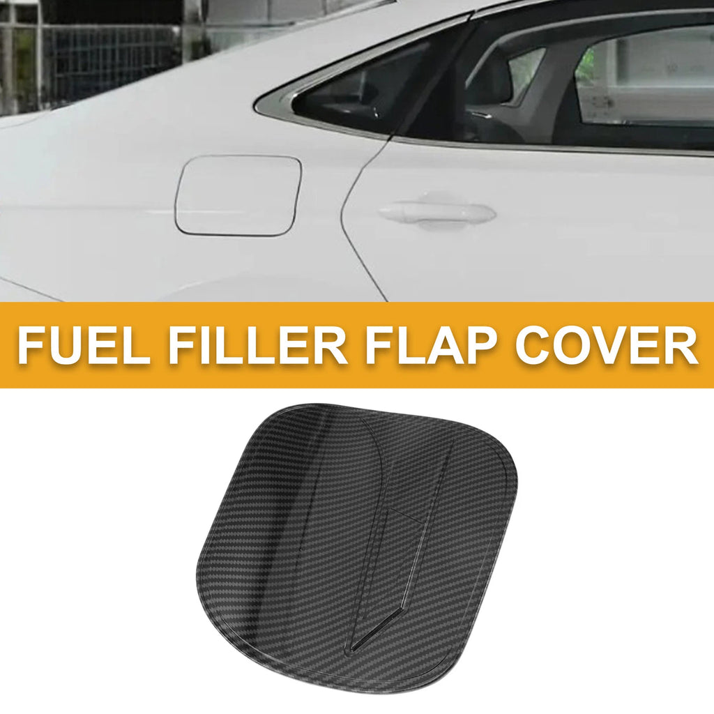 Fuel Tank Door Cap for Toyota CHR (2018–2025) Carbon Fiber Black