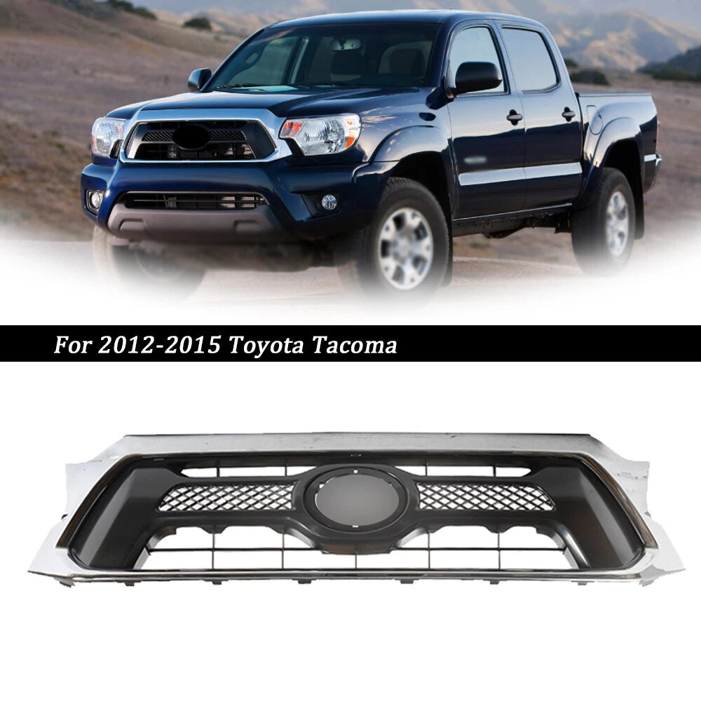 Chrome Front Bumper Grille for Toyota Tacoma (2012–2015)