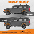 2.5" Front 1.25" Rear Lift Kit for Ford Explorer (2011–2019)