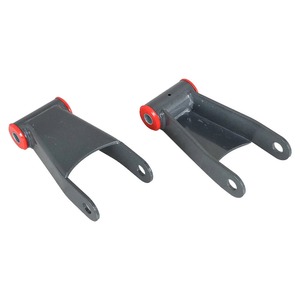 2X 2" Rear Drop Lowering Shackle Kit for Ford F250 F350 Super Duty (1999–2007)