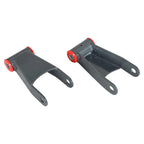 2X 2" Rear Drop Lowering Shackle Kit for Ford F250 F350 Super Duty (1999–2007)