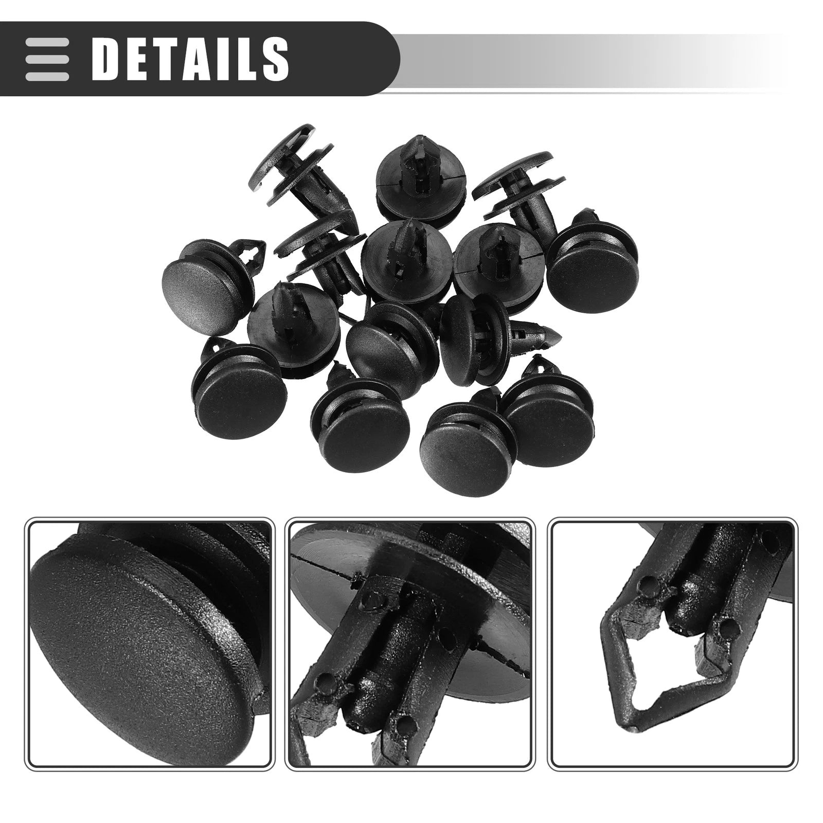 15 Pcs Fender Liner Bumper Cover Clips for Honda (No. 90667TC0U01ZA)