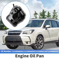 1 Pc Engine Oil Pan No. 11109AA093 for Subaru Forester (1999–2005) Iron Black