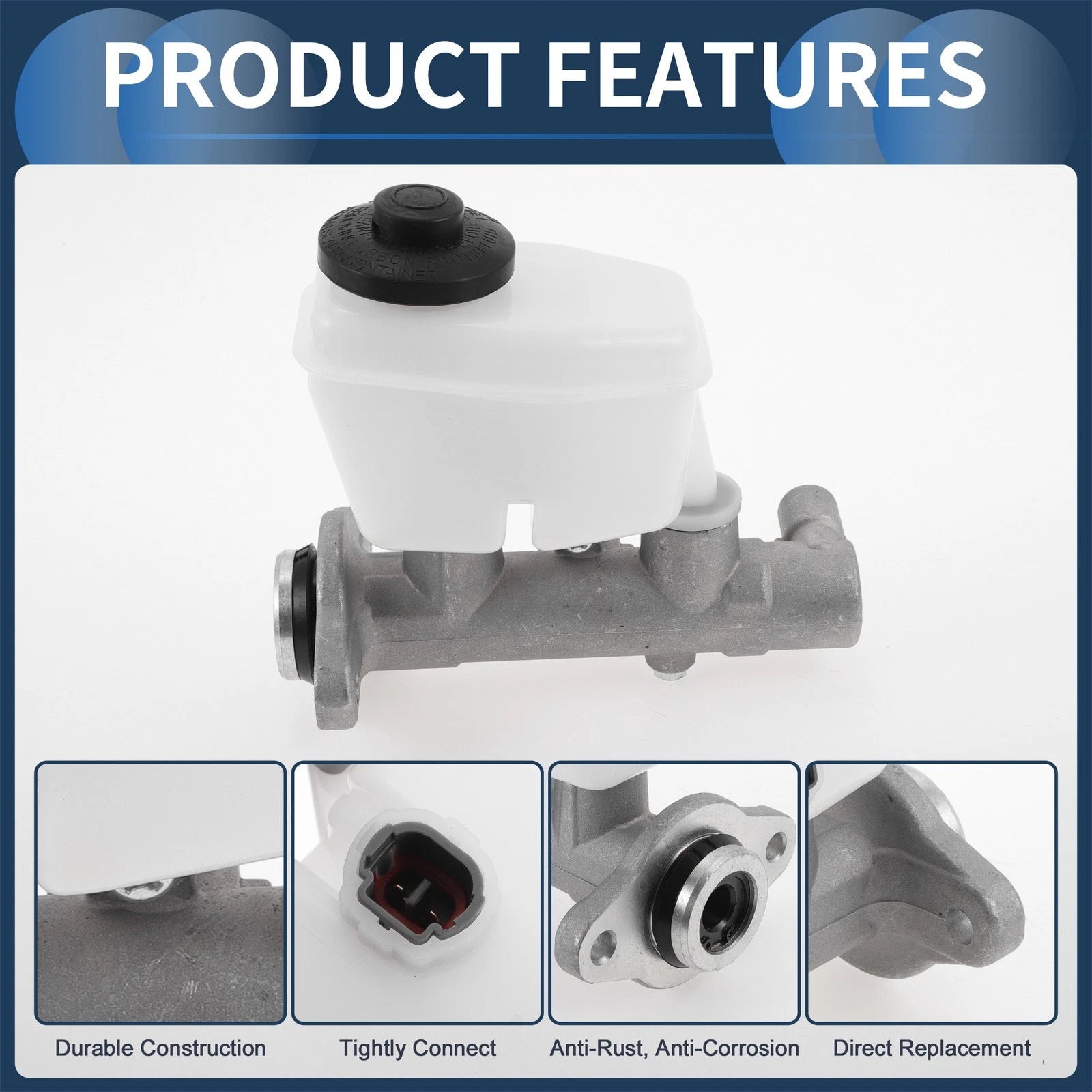 Brake Master Cylinder with Reservoir No. 472013D390 for Toyota Hilux V (2005–2015)