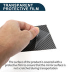 8 Pcs Door Pillar Window Trim for Toyota Prius (2010–2015) Carbon Fiber Black