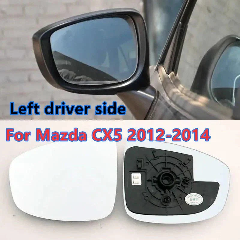 Left/Right Mirror Glass Lens Plate for Mazda CX-5 (2012–2014)